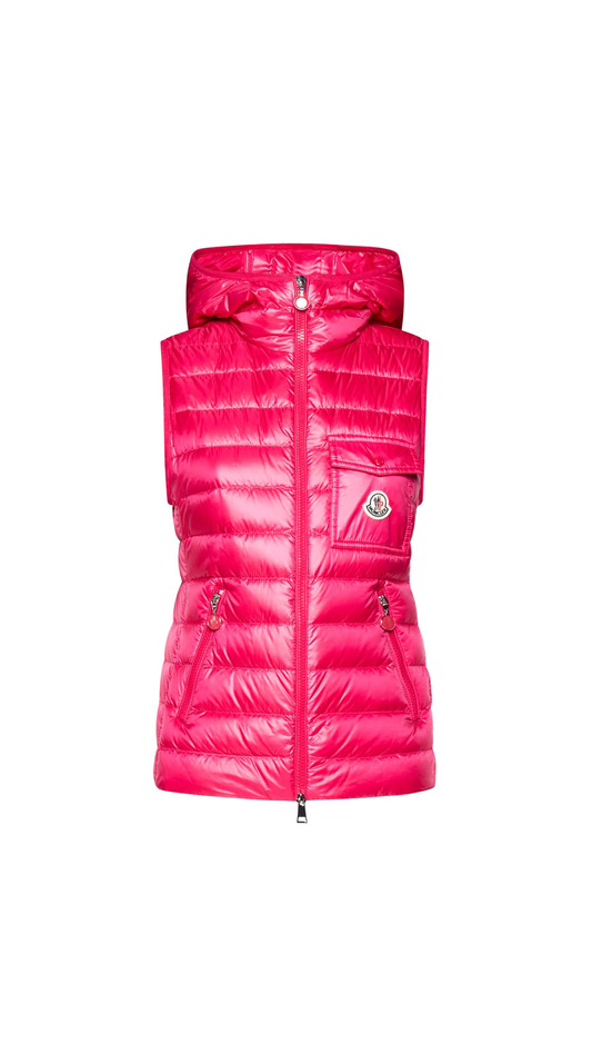 Glygos Down Vest - Fuchsia