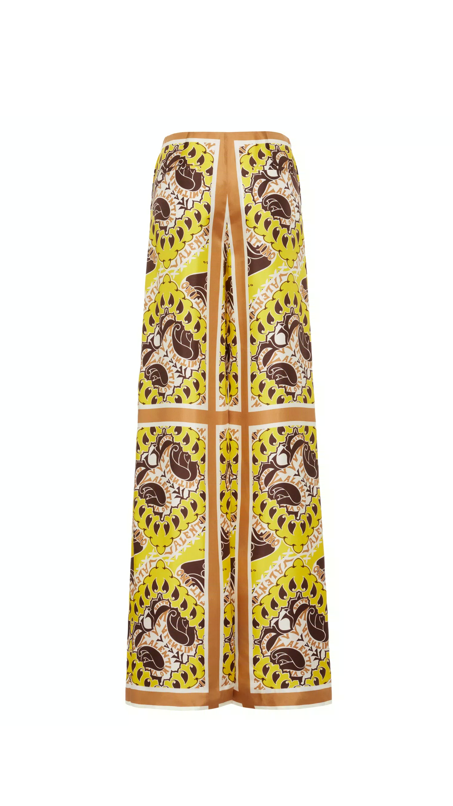 Manifesto Bandana Foulard Twill Pants - Yellow/Multi