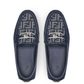 Fendi O'Lock Denim Driving Shoes - Blue