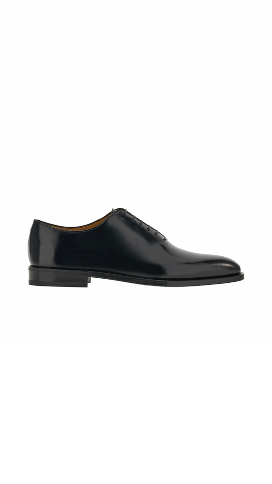 Square Toe Oxford Shoe - Black