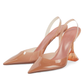 Holli Glass Slingback - Nude