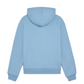 Loose Sweatshirt in Cotton - Blue Washed/Black