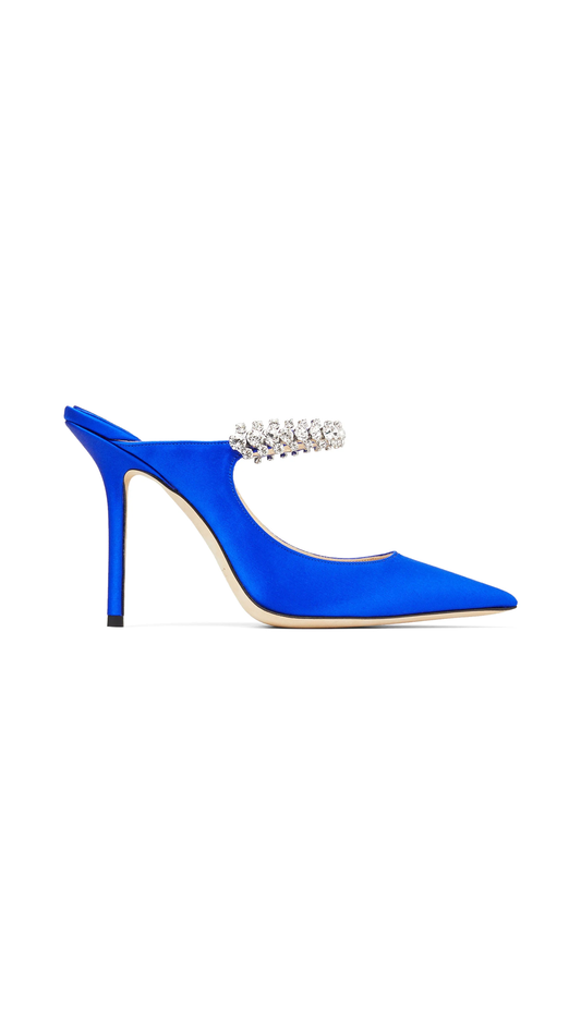 Bing 100 Satin Mule - Ultraviolet