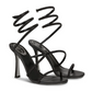 Cleo Crystal Sandal 105 - Black