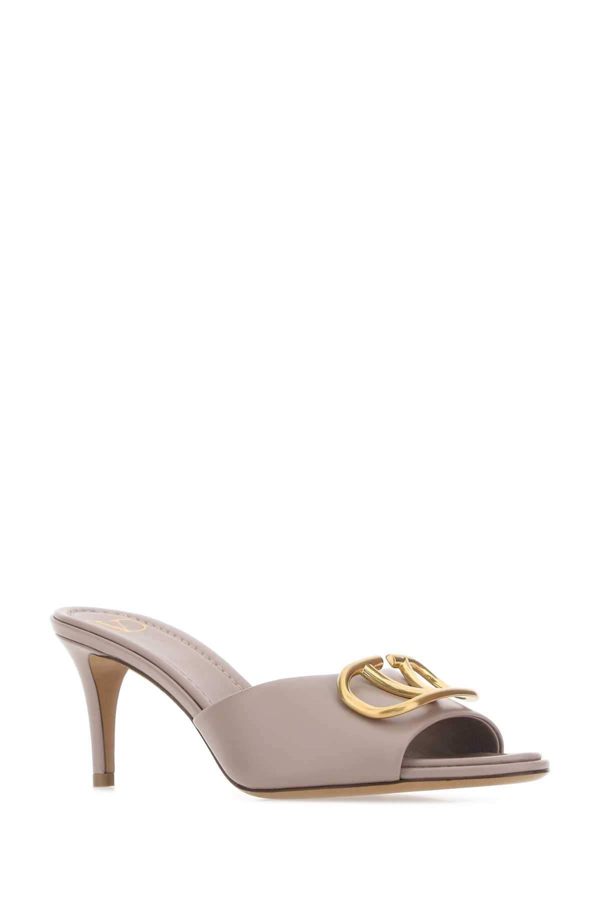 Vlogo Heel Sandals - Nude