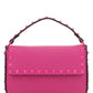 Rockstud Calfskin Pouch Crossbody Bag - Pink PP