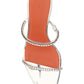 Gilda Metallic Crystal Sandals 70mm - Clear