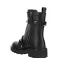 Roman Stud Combat Boot With Tonal Studs 40mm - Black