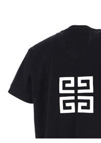 4G Embroidered Oversized T-Shirt - Black.