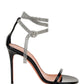 Giorgia Crystal Sandals - Black