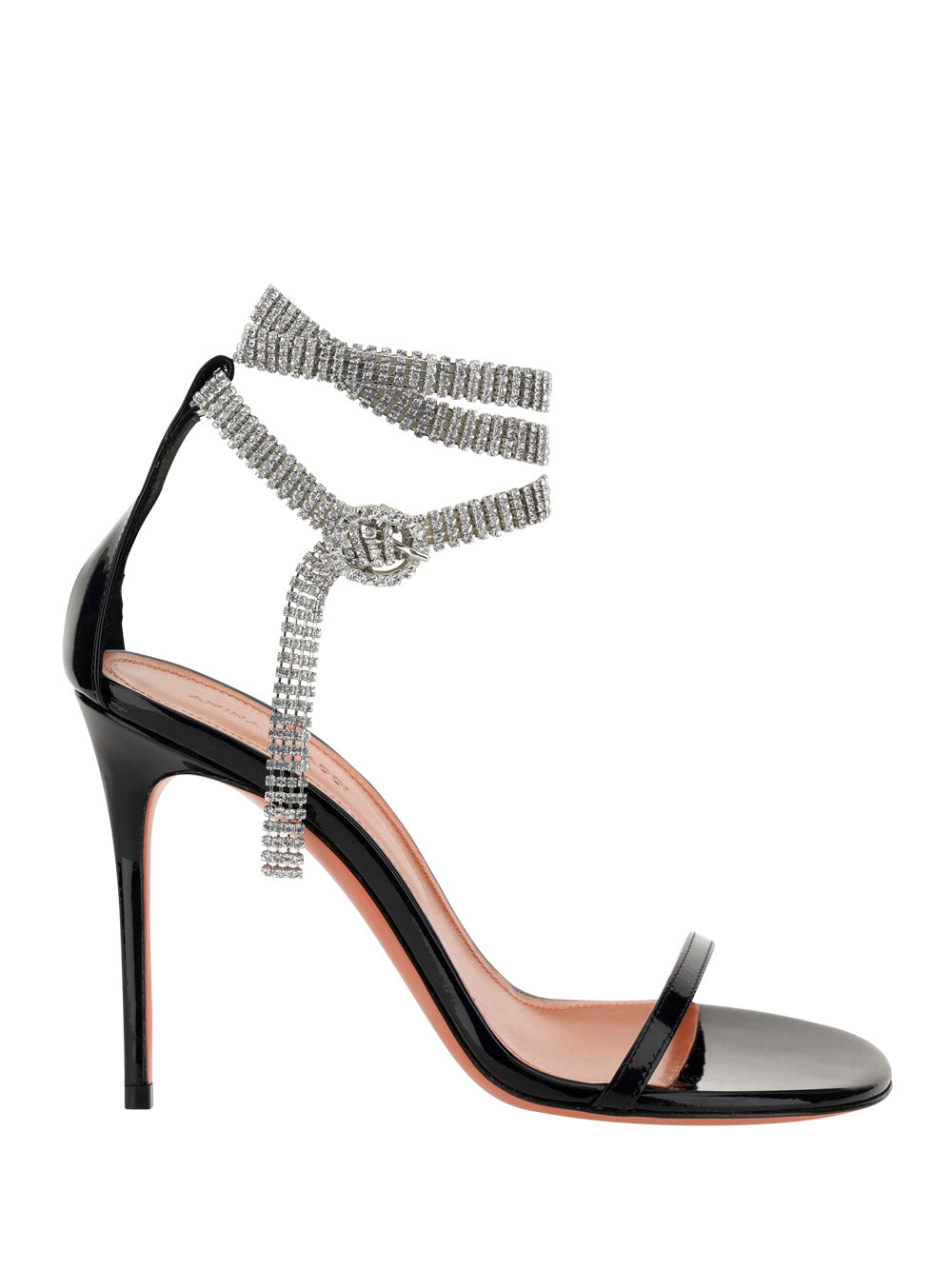 Giorgia Crystal Sandals - Black