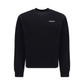 Helvetica Logo Slim Crewneck - Black