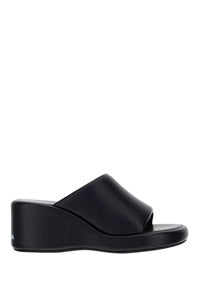 Rise Wedge Sandals - Black.