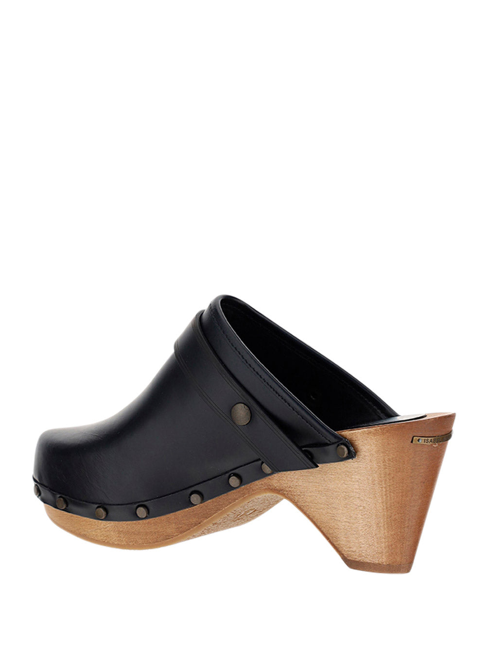 Titya Leather Clogs - Black