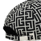 Monogram Nylon Cap - Black/White