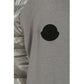 Padded Wool Cardigan - Silver