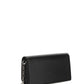 4g Wallet in Box Leather With Chain - Black.