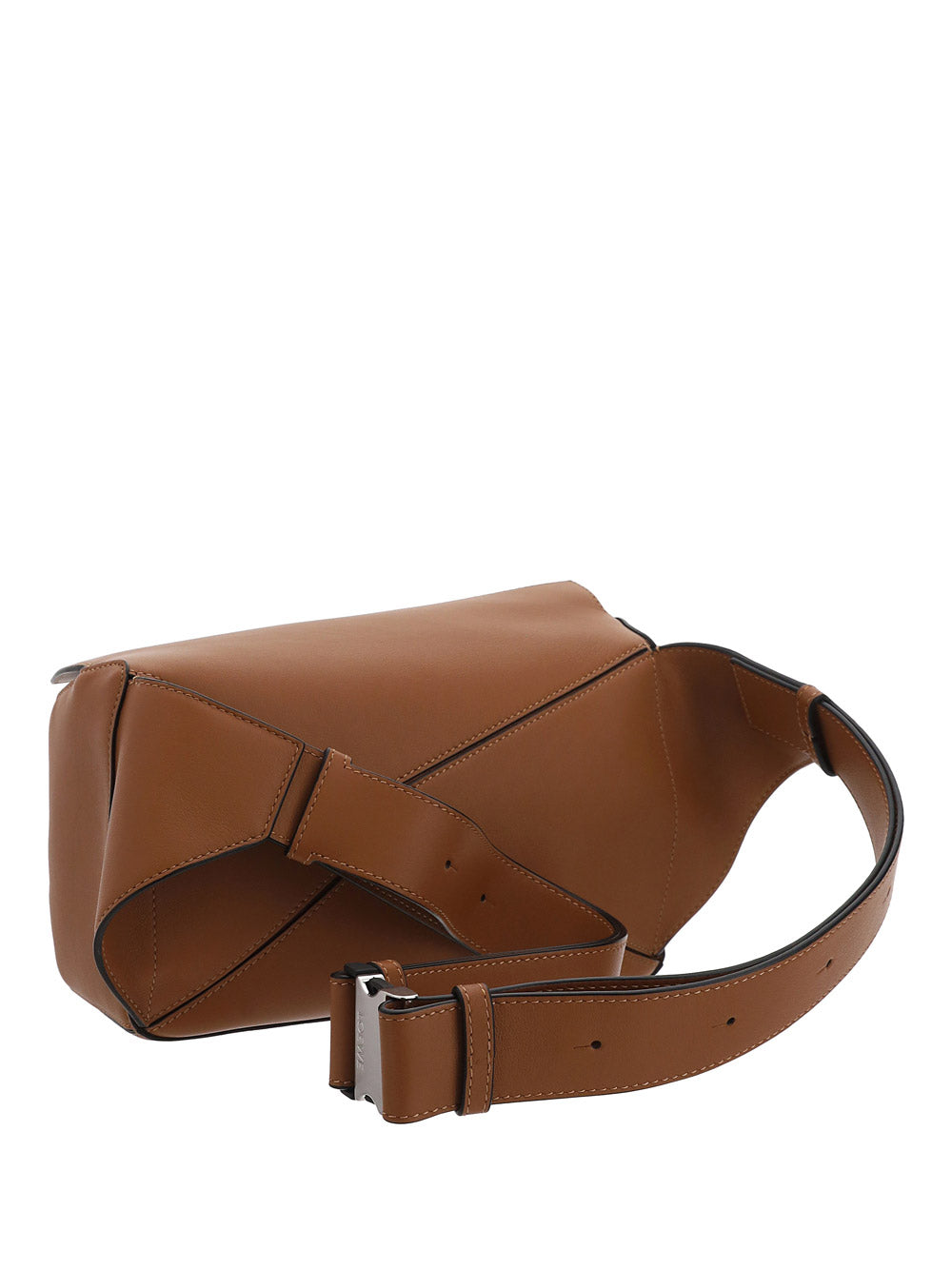 Small Puzzle Bumbag in Classic Calfskin - Tan