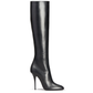 Linda Smooth Leather Boots - Black