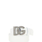 Belt with DG logo buckle - White