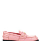 Patent Leather Loafers - Pink