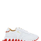 Loubishark Sneakers - White / Red