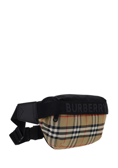 Medium Vintage Check Bum Bag - Archive Beige