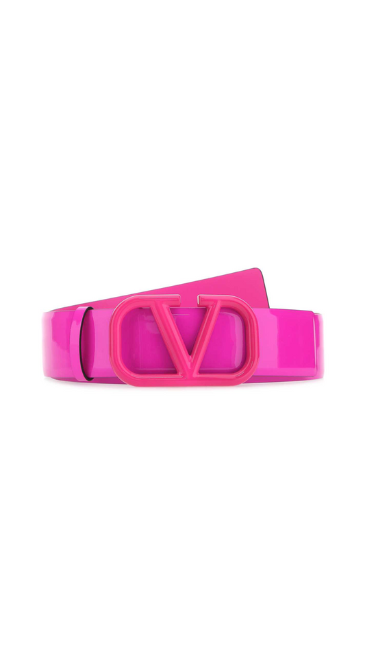 Vlogo Glossy Belt - Pink PP