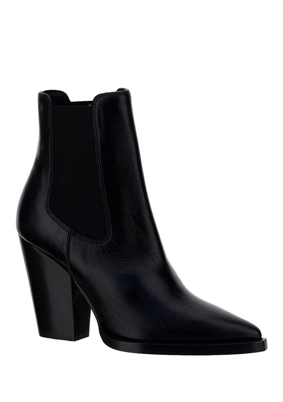 Theo Chelsea Boots in Smooth Leather - Black