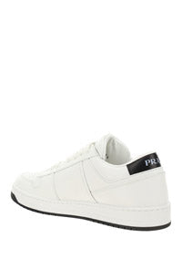 Logo Leather Sneakers - White