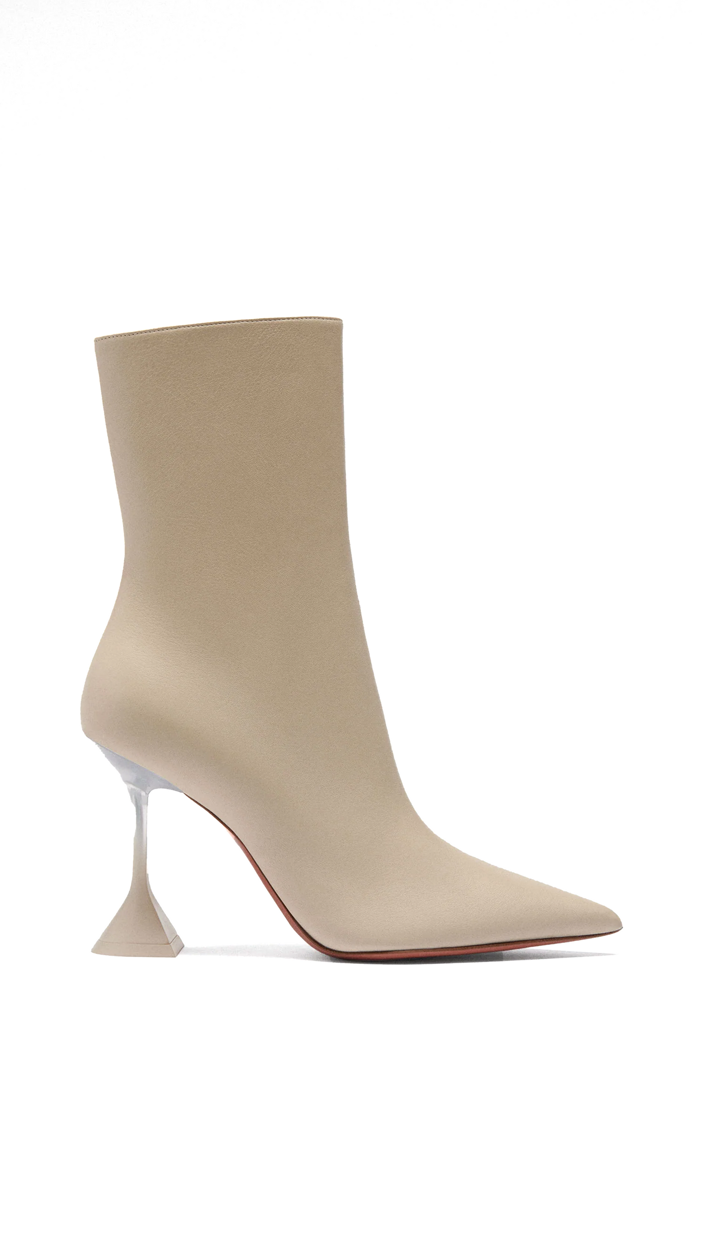 Giorgia Glass Bootie - Ivory