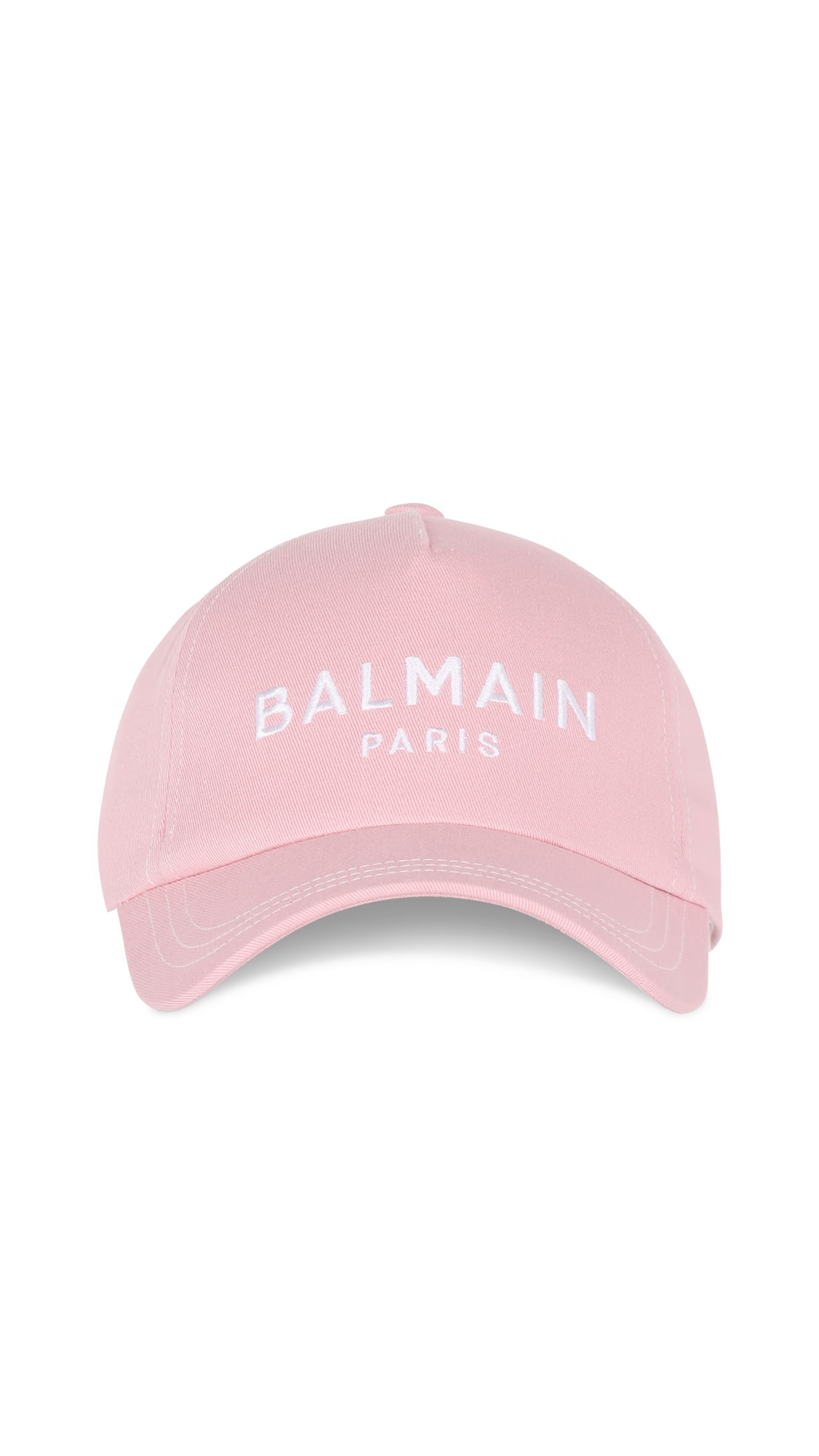 Embroidered Cotton Cap - Pink