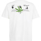 High Weed Slim S/S Tee - White