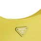 Prada Cleo Brushed Leather Shoulder Bag - Yellow.