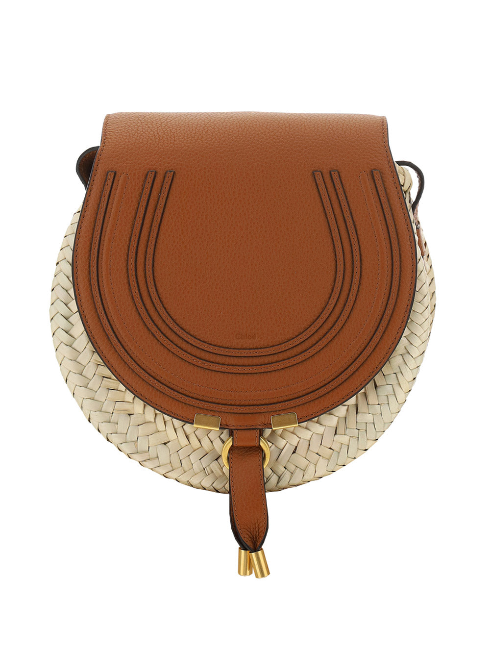 Small Marcie Cross-Body Basket - Brown