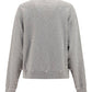 Distressed Anagram Sweatshirt in Cotton - Grey Melange
