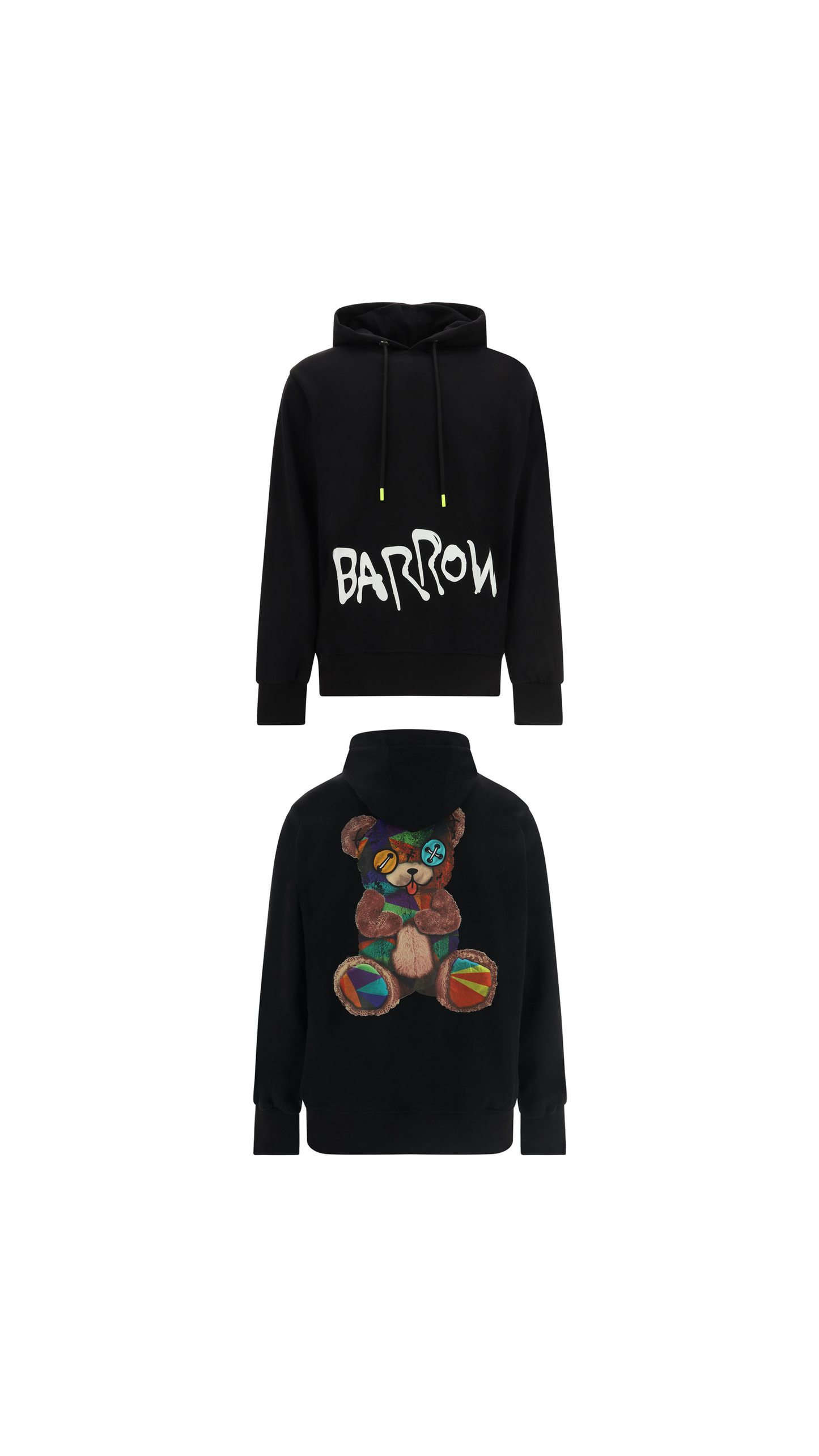 Bear Logo Hoodie - Black