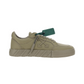 Low Vulcanized Calf Leather Sneakers - Military Green