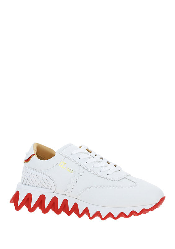 Loubishark Sneakers - White / Red