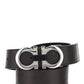 Reversible And Adjustable Gancini Belt - Brown