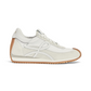 Flow Runner in Suede and Nylon - White