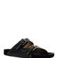 Lennyo Buckle Sandals - Black