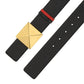 Reversible One Stud Belt In Calfskin 40MM - Black / Red