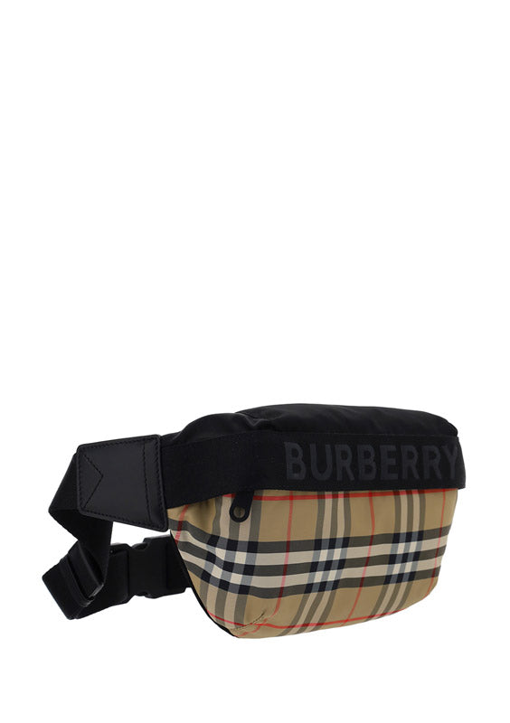 Medium Vintage Check Bum Bag - Archive Beige