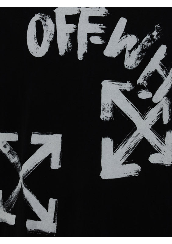 Paint Script Over Skate S/S Tee - Black