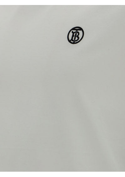 Monogram Motif Cotton T-shirt - White