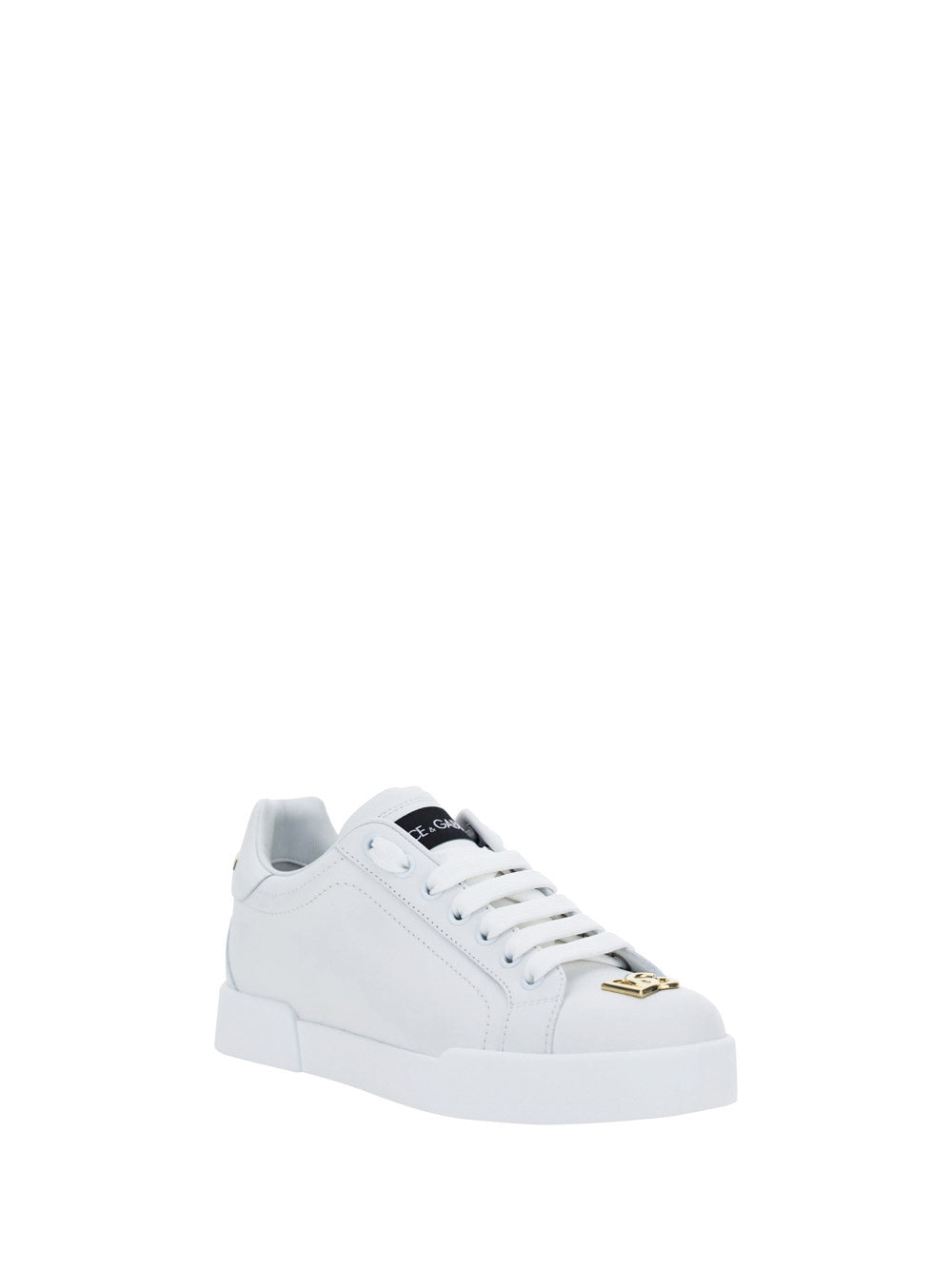 Calfskin Nappa Portofino Sneakers - White
