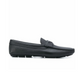 Logo Driving Loafers - Black.