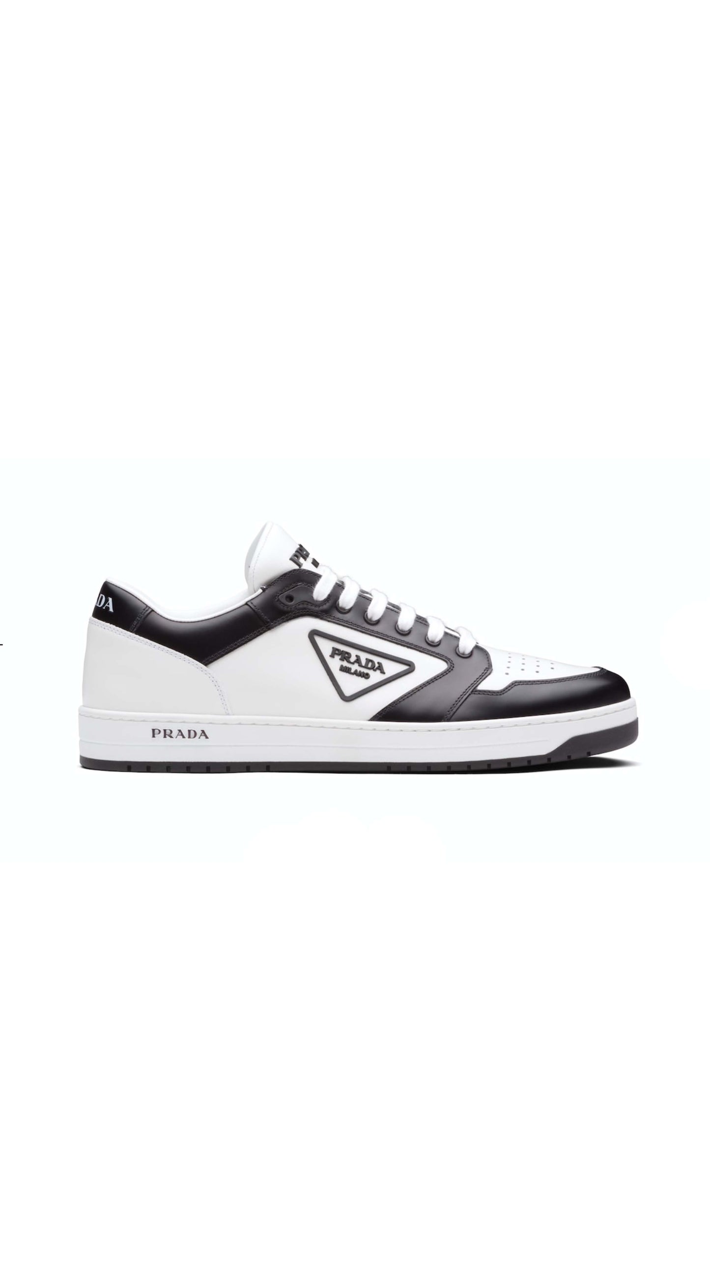 District Leather Sneakers - White/Black