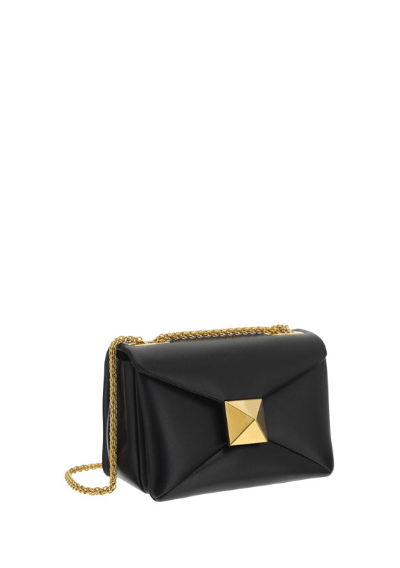ONE STUD Nappa Bag With Chain - Black